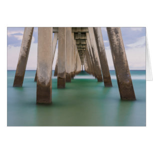 Unter Navarre Beach Pier Grußkarte