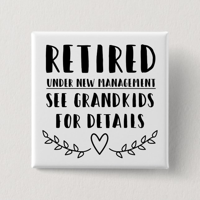 unter neuer Leitung Button (Vorderseite)