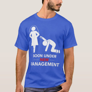 Unter neuer Leitung Hemd Bräutigam Junggesellenabs T-Shirt