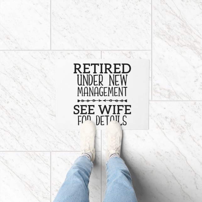 Unter "Neues Management" nachgelesen siehe Ehefrau Fußmatte (Indoor)