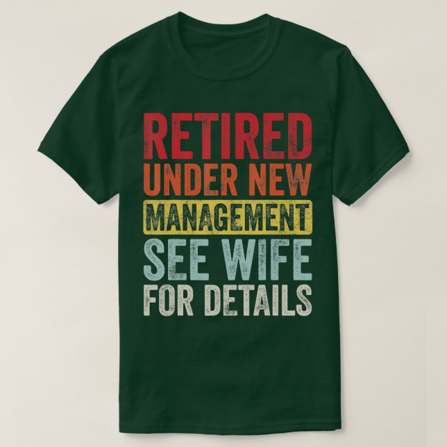 Unter "Neues Management" nachgelesen siehe Ehefrau T-Shirt (Design vorne)