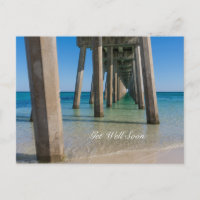 Unter Pensacola Beach Pier gut Postkarte bekommen