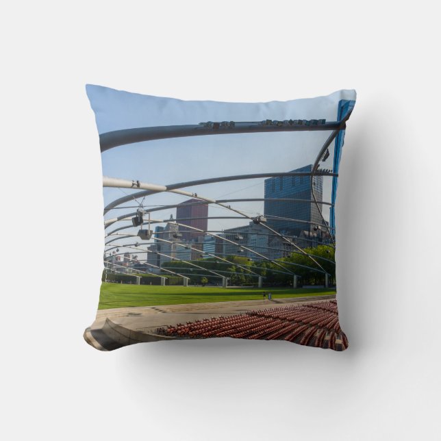 Unter Pritzker Pavilion Kissen (Vorderseite)