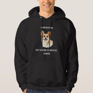 Unter Quarantäne, aber bereit über Corgis zu disku Hoodie