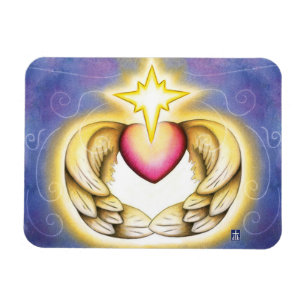 Unter seinem Flügelmagnet Magnet