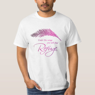 Unter seinen Flügeln finden Sie Zuflucht T - Shir T-Shirt