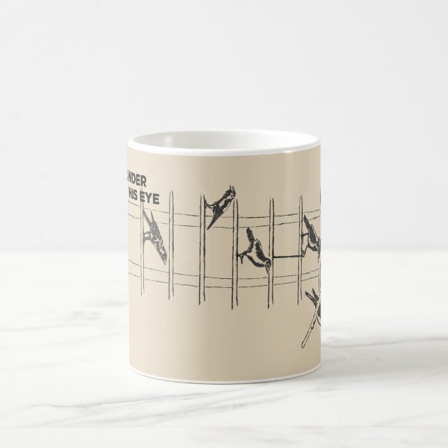 Unter seiner Augen-Tasse Tasse (Mittel)