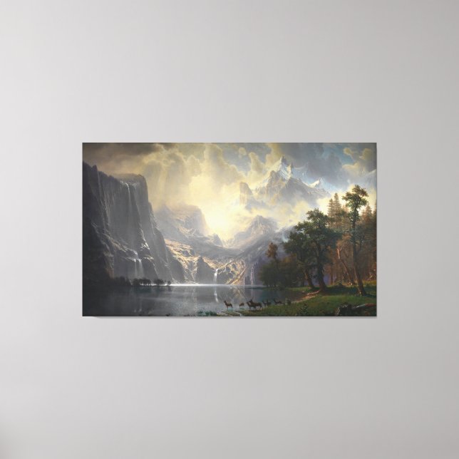 Unter Sierra Nevada Leinwanddruck (Vorderseite)