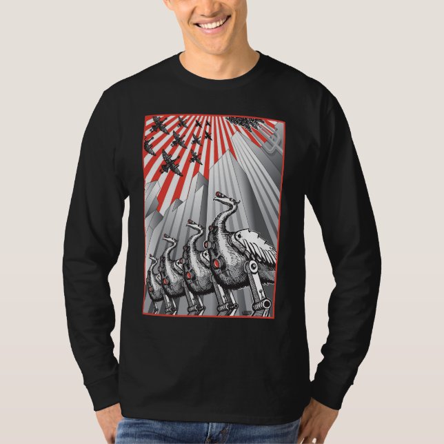 Unter Überwachung Longsleeve T-Shirt (Vorderseite)