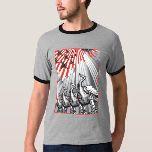 Unter Überwachungs-Wecker-T - Shirt