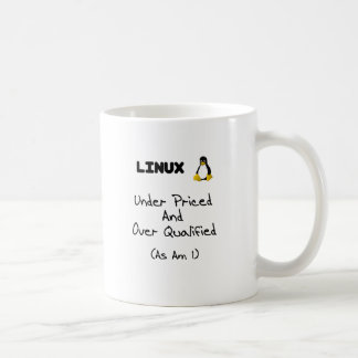 Unter veranschlagter Linux-Tasse Tasse