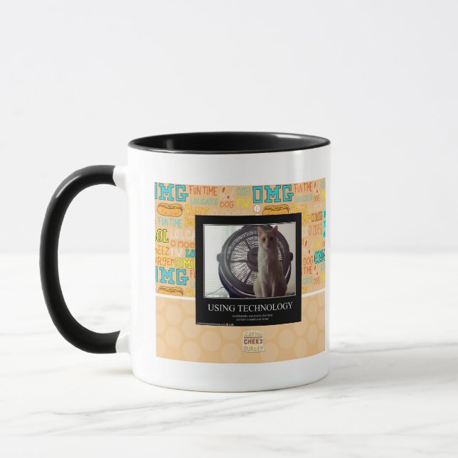 Unter Verwendung der Technologie Tasse (Links)
