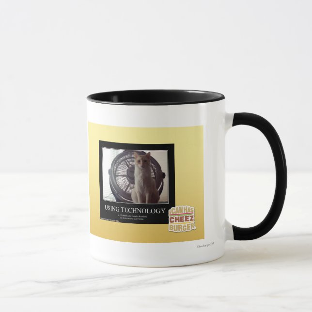 Unter Verwendung der Technologie Tasse (Rechts)