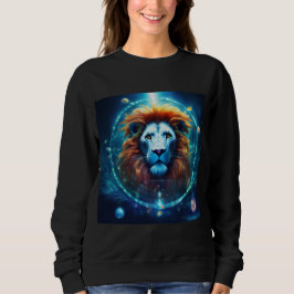 unter Wasser Löwe Gesichtskunst Sweatshirt