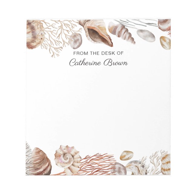 Unter Wasser personalisiert Notizblock (Vorderseite)