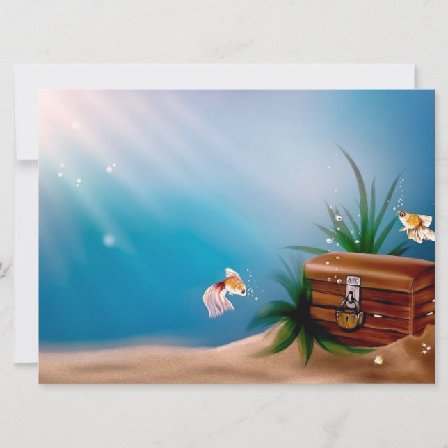 UNTER WASSER SCHMECKEN! (Goldfisch) ~ (Vorderseite)