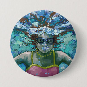Unter Wasser schwimmen Button