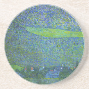 Unterach am Attersee bei Klimt, Vintager Jugendsti Untersetzer