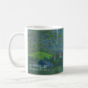 Unterach am Attersee von Klimt, Vintage Art Nouvea Tasse