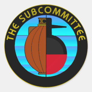 Unterausschuss 3" Round Stickers