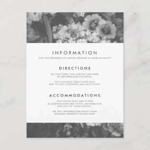 Unterbewertete Elegant Wedding Enclosure Card Begleitkarte