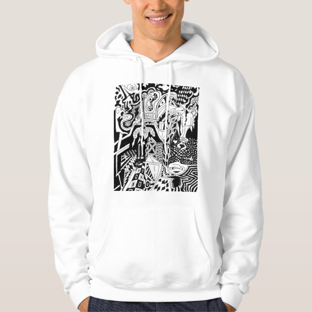 Unterbewusster Fisch Hoodie (Vorderseite)