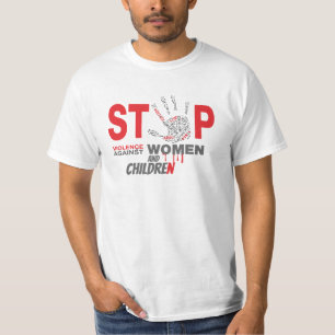 Unterbinden der Gewalt gegen T - Shirt von Frauen 