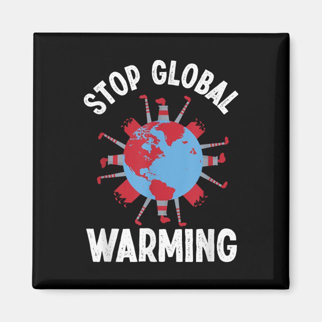 Unterbinden des globalen Klimaschutzes Magnet (Vorne)