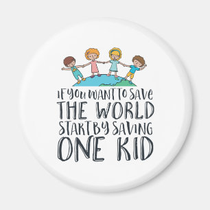 Unterbinden von Kindermissbrauch Sensibilisierungs Magnet