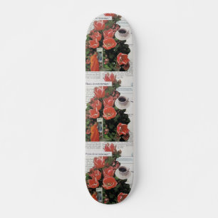 Unterbrechen Sie die Kaffeezeit am Morgen nicht Skateboard