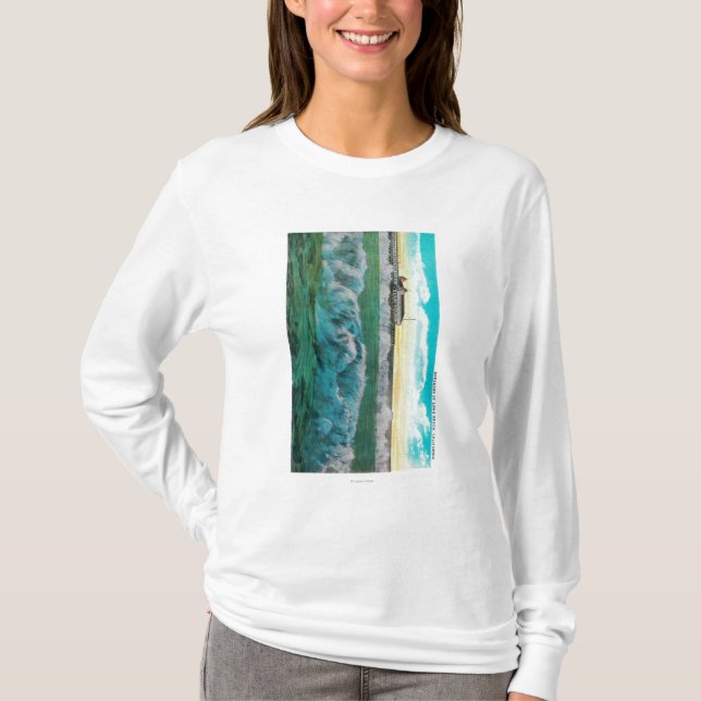 Unterbrecher in Long Beach, Kalifornien T-Shirt (Vorderseite)
