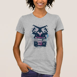 Unterbrecher u. Boombox, Frauen T-Shirt
