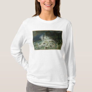 Unterbrecher weg von Granville-Punkt im Kanal T-Shirt