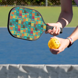 Unterbrechte Rechtecke Pickleball Schläger
