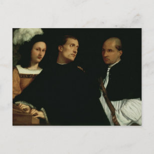 Unterbrechtes Konzert, c.1512 Postkarte