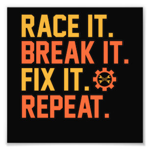 Unterbrechung der Arbeit an den Mechaniken für da Fotodruck