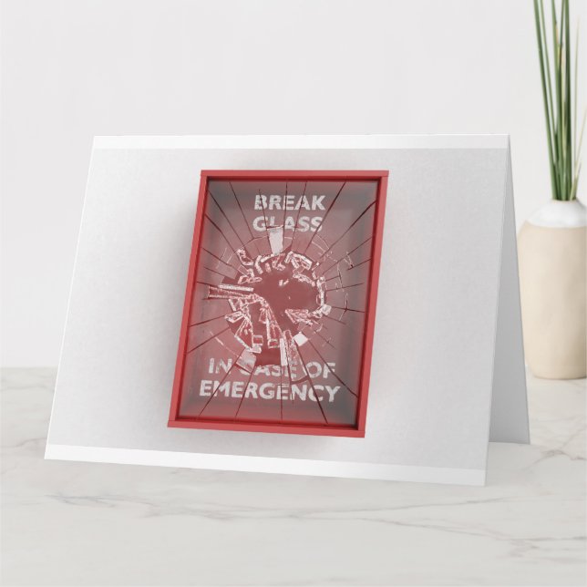 Unterbrechung im Falle einer Rot-Box Karte (Vorderseite)