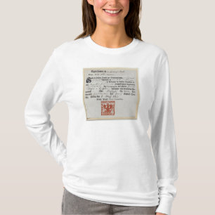 Unterbringenbeleg, 1759 T-Shirt