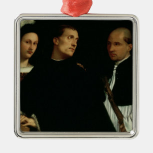 Unterbrochenes Konzert, c.1512 Silbernes Ornament