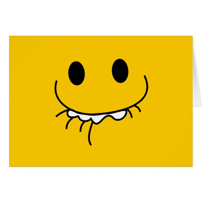 Unterdrücktes Gelächtergesicht (Vorderseite (Horizontal))