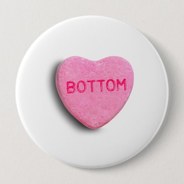 Untere Bonbonherzchen Button (Vorderseite)