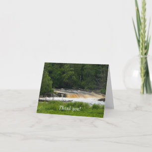 Untere Fälle bei Tahquamenon Card Karte