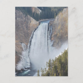 Untere Fälle des Yellowstone Postkarte