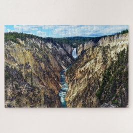 Untere Gelbsteinfälle, Yellowstone Nationalpark Puzzle