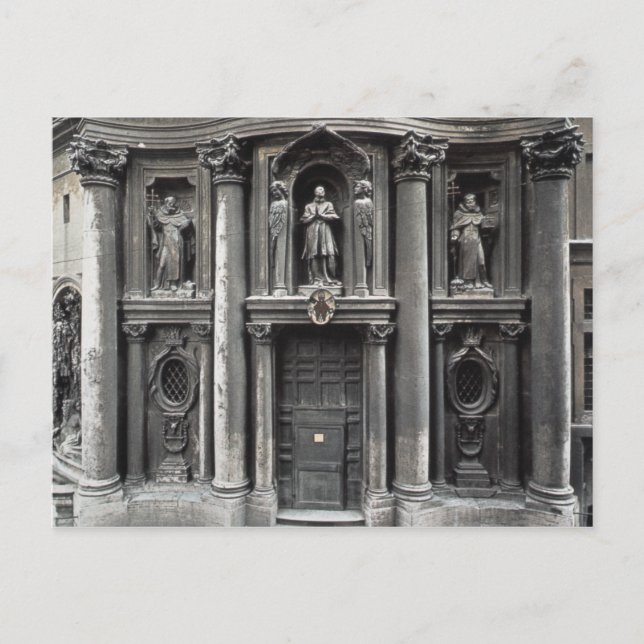 Untere Hälfte der Fassade, 1637-41 Postkarte (Vorderseite)