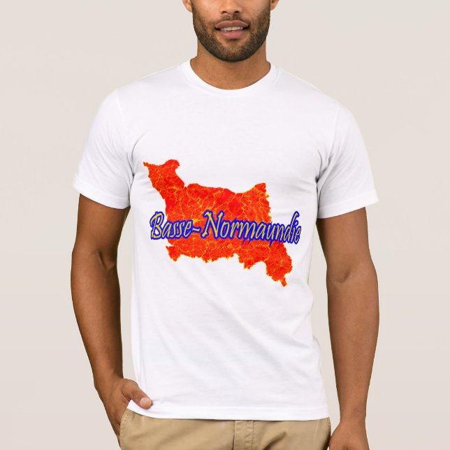 Untere Normandie - Basse Normaundie T-Shirt (Vorderseite)