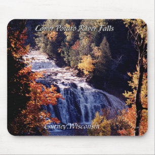 Untere Potato River Falls mousepad