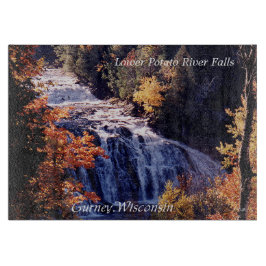 Untere Potato River Falls Schnittplatte Schneidebrett