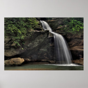 Untere Wasserfälle, Alte Menschenhöhle, Hügel des  Poster