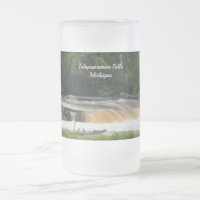 Untere Wasserfälle bei Tahquamenon Mattierte Tasse